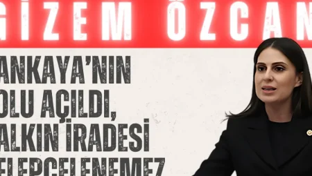 Gizem Özcan: ‘Çankaya’nın Yolu Açıldı, Halkın İradesi Kelepçelenemez’