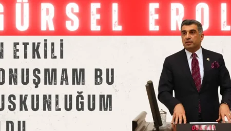 CHP’li Gürsel Erol’dan ‘sessiz protesto’: “En etkili konuşmam bu suskunluğum oldu”
