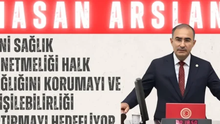 AK Parti’li Dr. Hasan Arslan: “Yeni sağlık yönetmeliği halk sağlığını korumayı ve erişilebilirliği artırmayı hedefliyor”