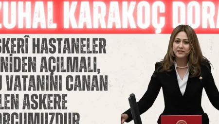 MHP’li Dora: ‘Askerî hastaneler yeniden açılmalı, bu vatanını canan bilen askere borcumuzdur’