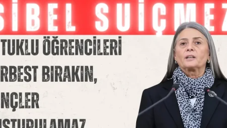 CHP’li Sibel Suiçmez: ‘Tutuklu öğrencileri serbest bırakın, gençler susturulamaz’