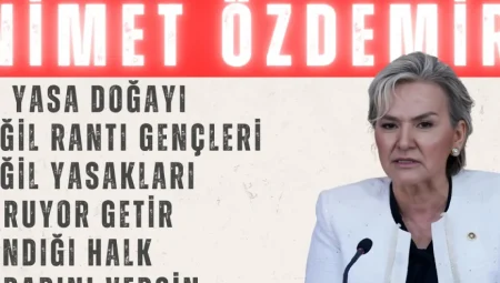 CHP’li Nimet Özdemir: ‘Bu yasa doğayı değil rantı, gençleri değil yasakları koruyor; getir sandığı, halk kararını versin’