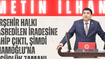 CHP’li İlhan: ‘Kırşehir halkı gasbedilen iradesine sahip çıktı, şimdi İmamoğlu’na özgürlük zamanı’
