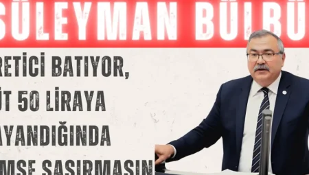 Süleyman Bülbül: ‘Üretici batıyor, süt 50 liraya dayandığında kimse şaşırmasın’