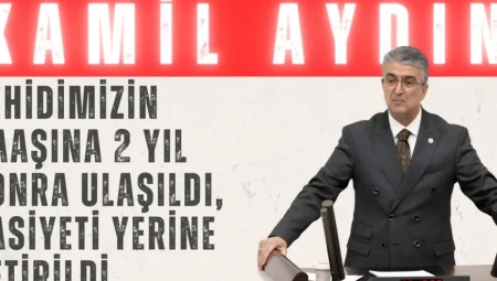 Kamil Aydın: ‘Şehidimizin naaşına 2 yıl sonra ulaşıldı, vasiyeti yerine getirildi’