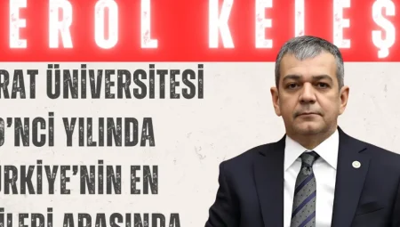 AK Parti Elazığ Milletvekili Erol Keleş: ‘Fırat Üniversitesi 50’nci yılında Türkiye’nin en iyileri arasında’