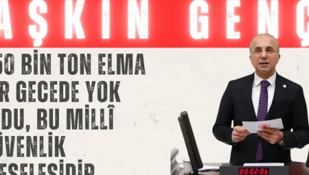 Aşkın Genç’ten Zirai Don Çağrısı: ‘250 Bin Ton Elma Bir Gecede Yok Oldu, Bu Millî Güvenlik Meselesidir’
