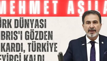 Mehmet Aşıla: ‘Türk Dünyası Kıbrıs’ı Gözden Çıkardı, Türkiye Seyirci Kaldı’