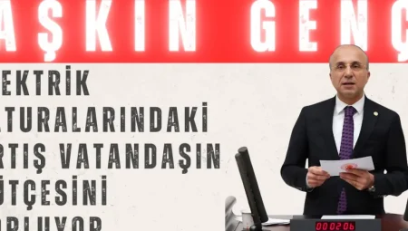 Aşkın Genç: ‘Elektrik Faturalarındaki Artış Vatandaşın Bütçesini Zorluyor’