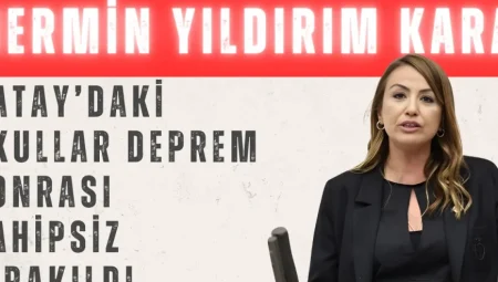 Nermin Yıldırım Kara: ‘Hatay’daki Okullar Deprem Sonrası Sahipsiz Bırakıldı’