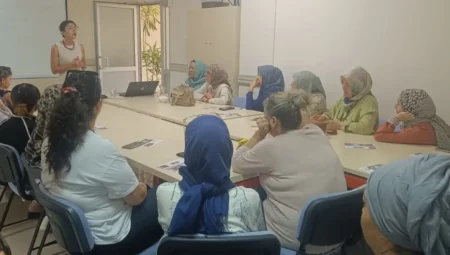 Pursaklar’da kadınların bilinçlenmesi için erkek odaklı şiddet farkındalık semineri düzenlendi