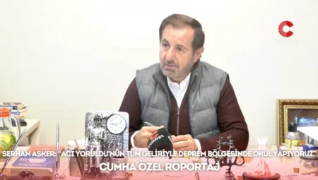 Gazeteci ve televizyoncu Serhan Asker: “Acı Yoruldu’nun tüm telifini Hatay’da ilkokul ve anaokulu yapımı için bağışlıyorum”