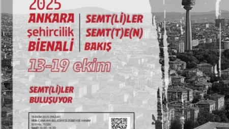 MANŞET: 2025 Ankara Şehircilik Bienali’nde semt kültürü tartışılacak: Katılımcılar kentin geleceği için buluşuyor